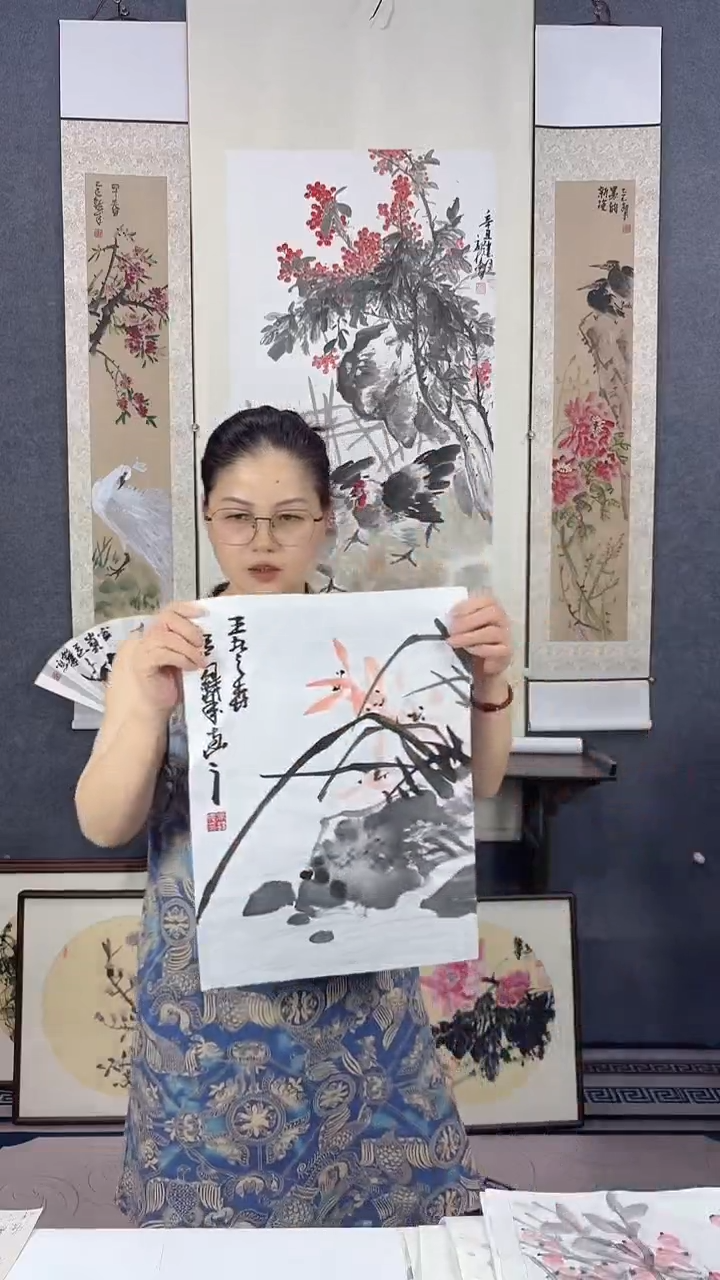 国画42*32吴铁成手绘作品