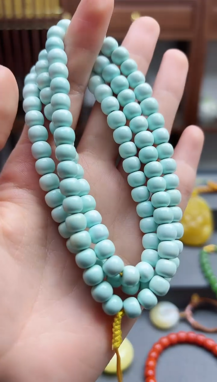【闪购商品】绿松石未镶嵌项链松石长串SH