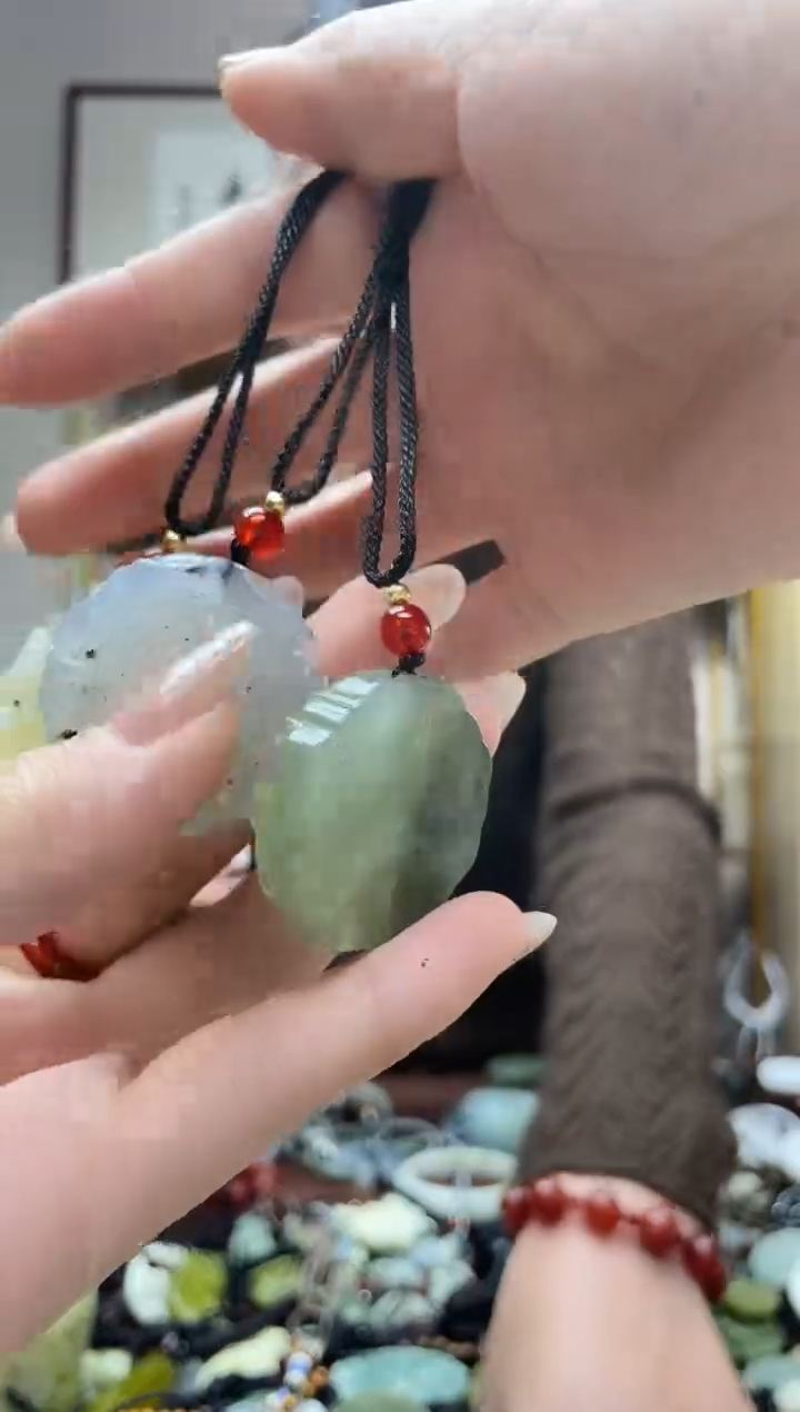 未镶嵌岫玉吊坠多样性发货拍一发