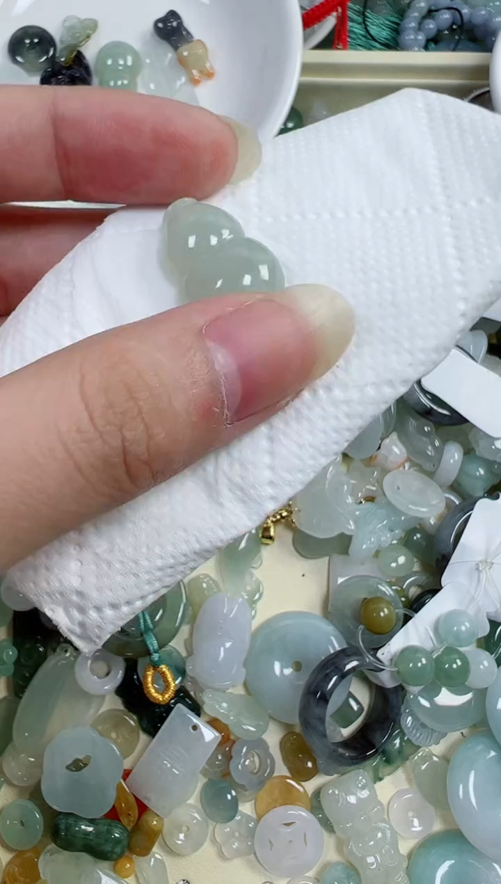 翡翠裸石421号链接，A货翡翠