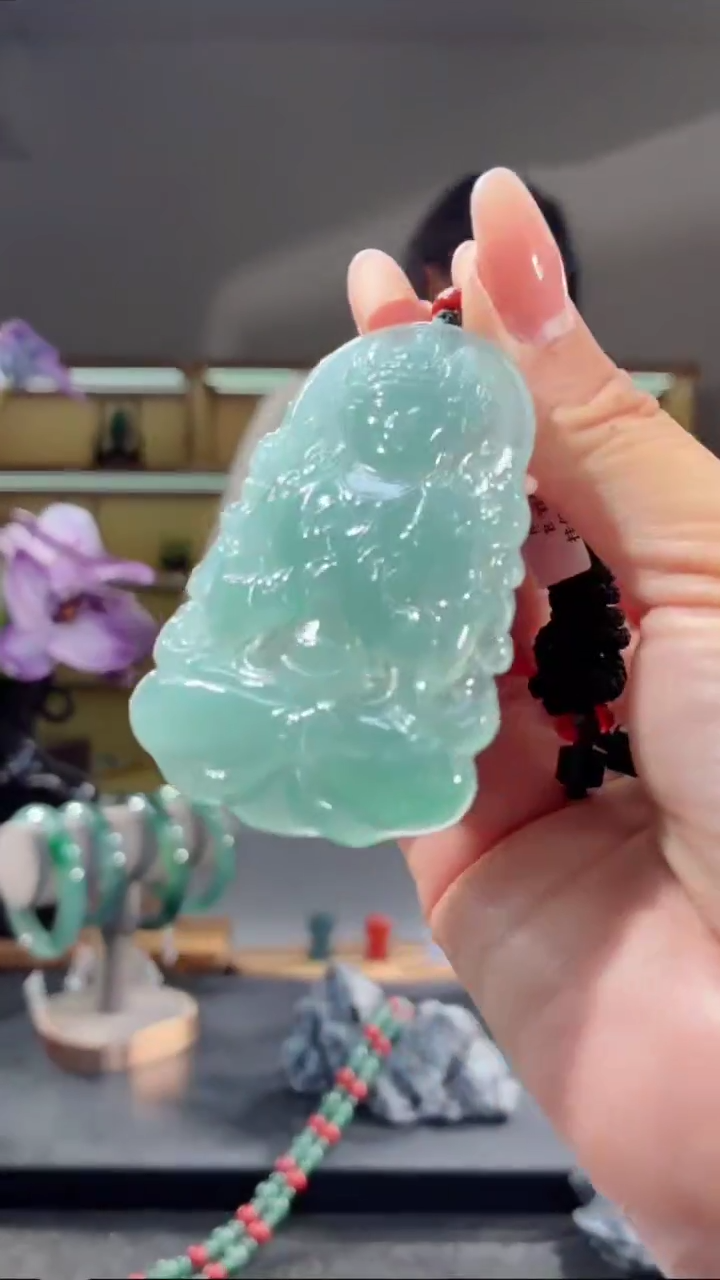 吊坠(不含链)未镶嵌翡翠度母