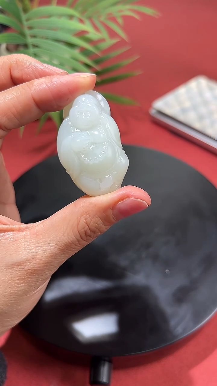未镶嵌和田玉挂件和田玉佛公挂件23