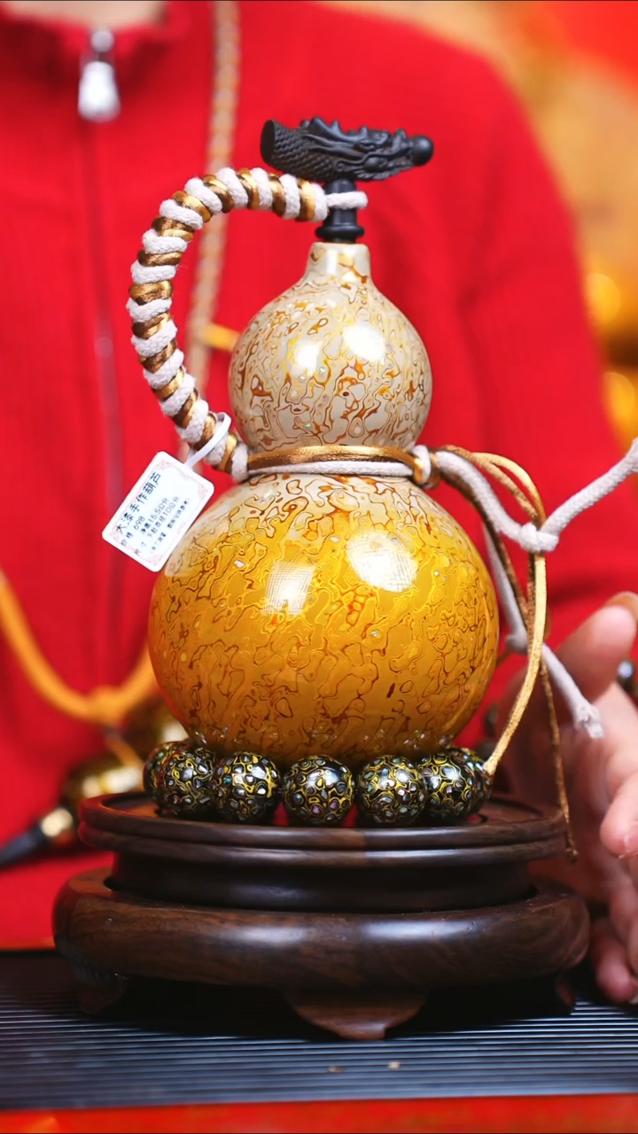 【闪购商品】JA033情人节臻选非遗大漆酒葫芦