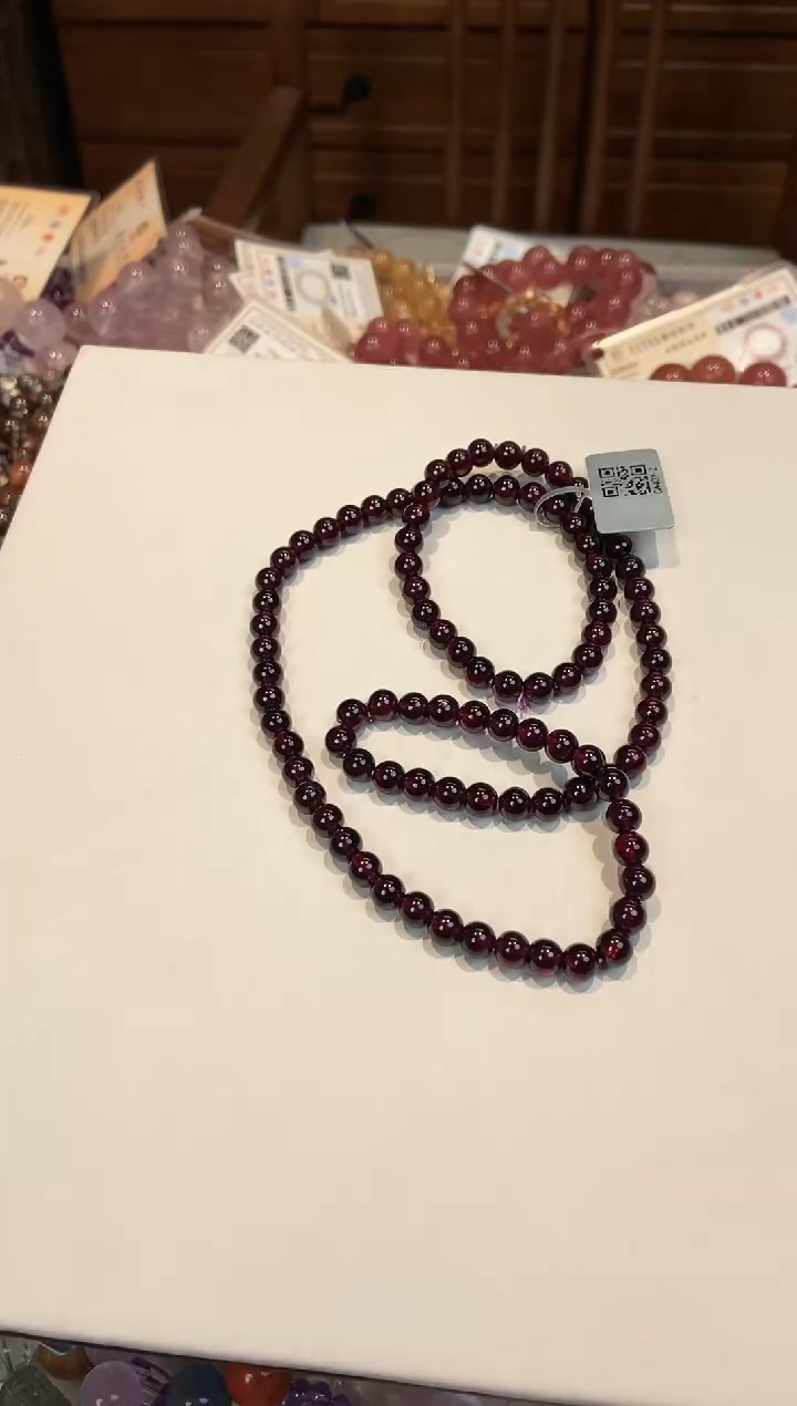 【闪购商品】石榴石手串未镶嵌手串