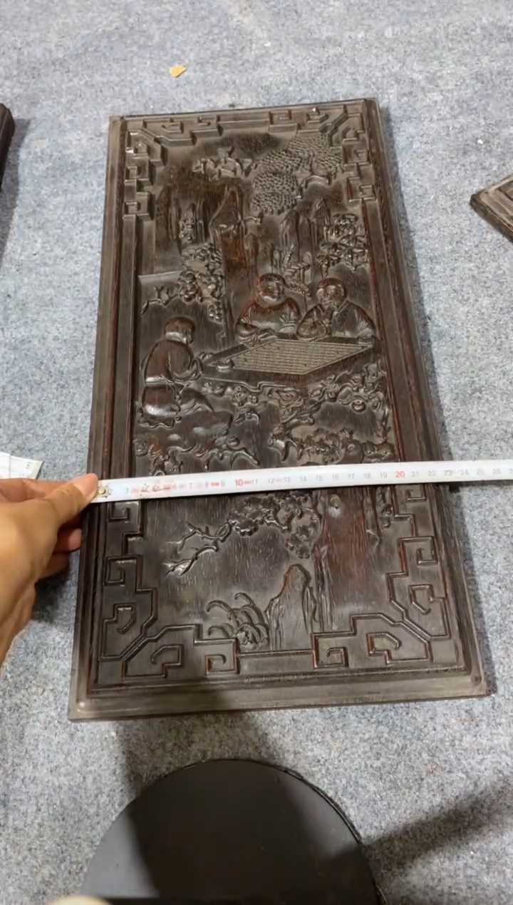 檀香紫檀（小叶紫檀）紫檀拆件雕刻板以直播间实物为准