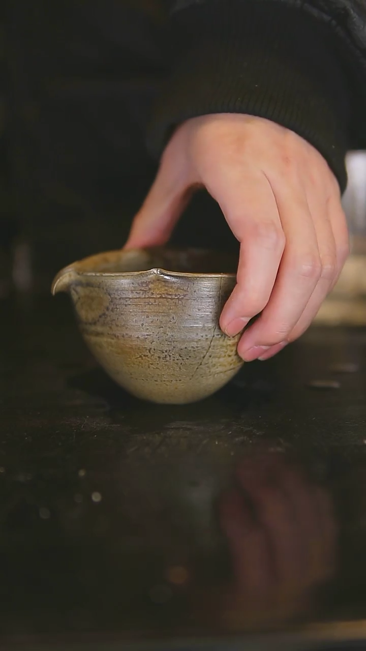 【闪购商品】景德镇柴烧裸烧陶瓷茶杯0380