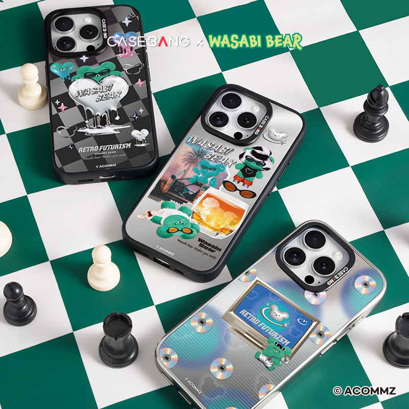 CASEBANGx芥末熊联名适用苹果iPhone17/16/pro/promax磁吸手机壳