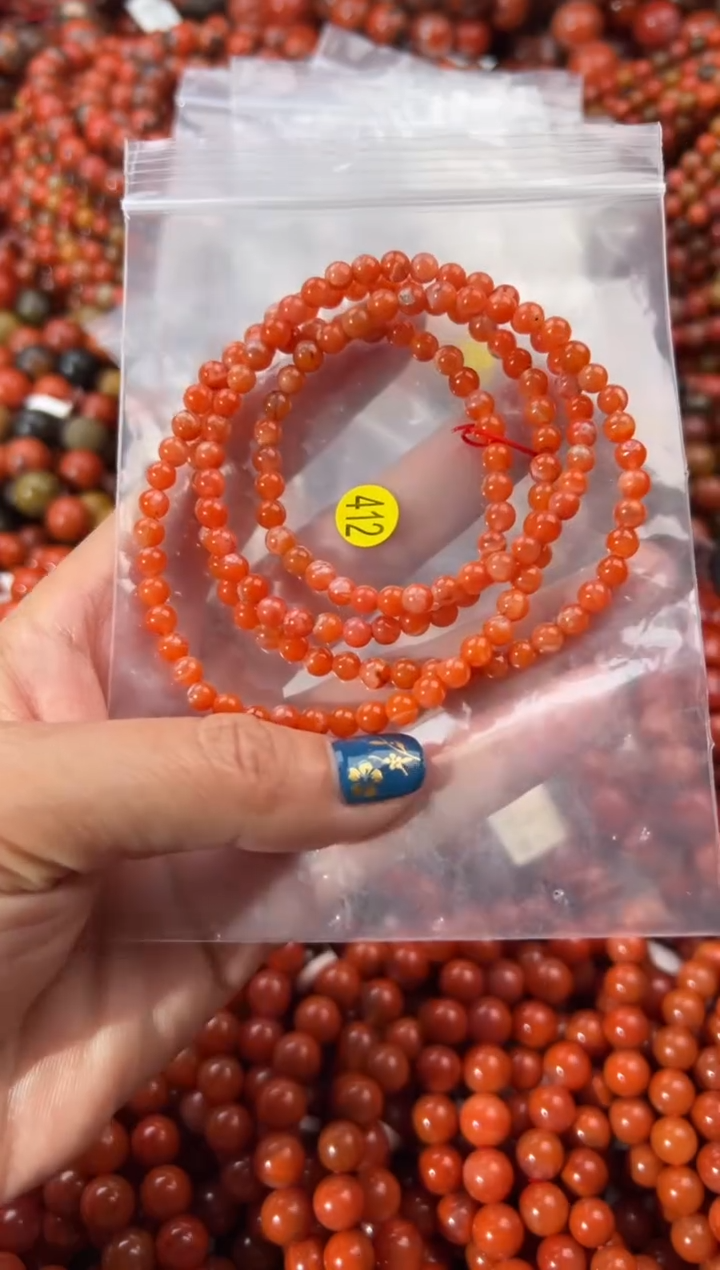 未镶嵌手串南红玛瑙1
