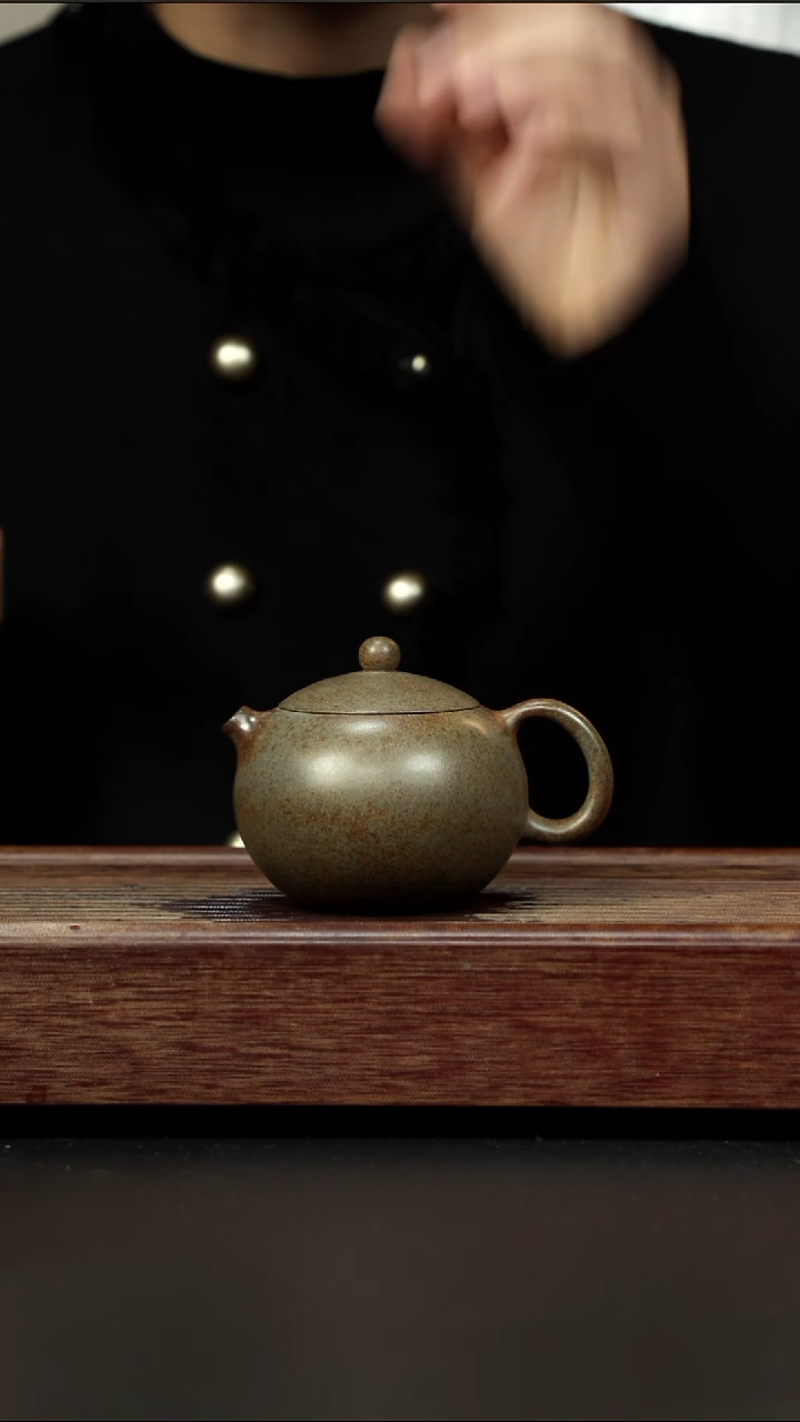 茶壶紫砂蟹壳青柴烧 西施