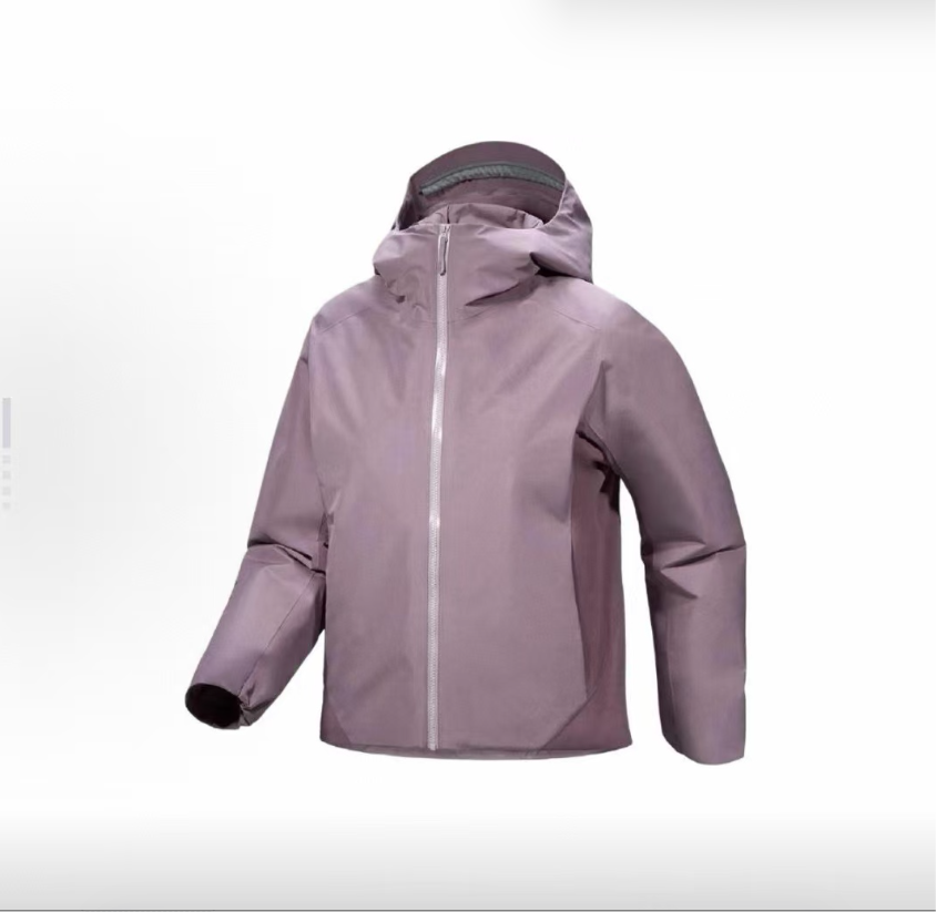 男女通用防风防水保暖户外连帽短款秋冬羽绒外套团2