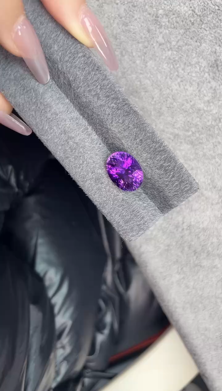 【闪购商品】紫晶裸石未镶嵌8.72ct   