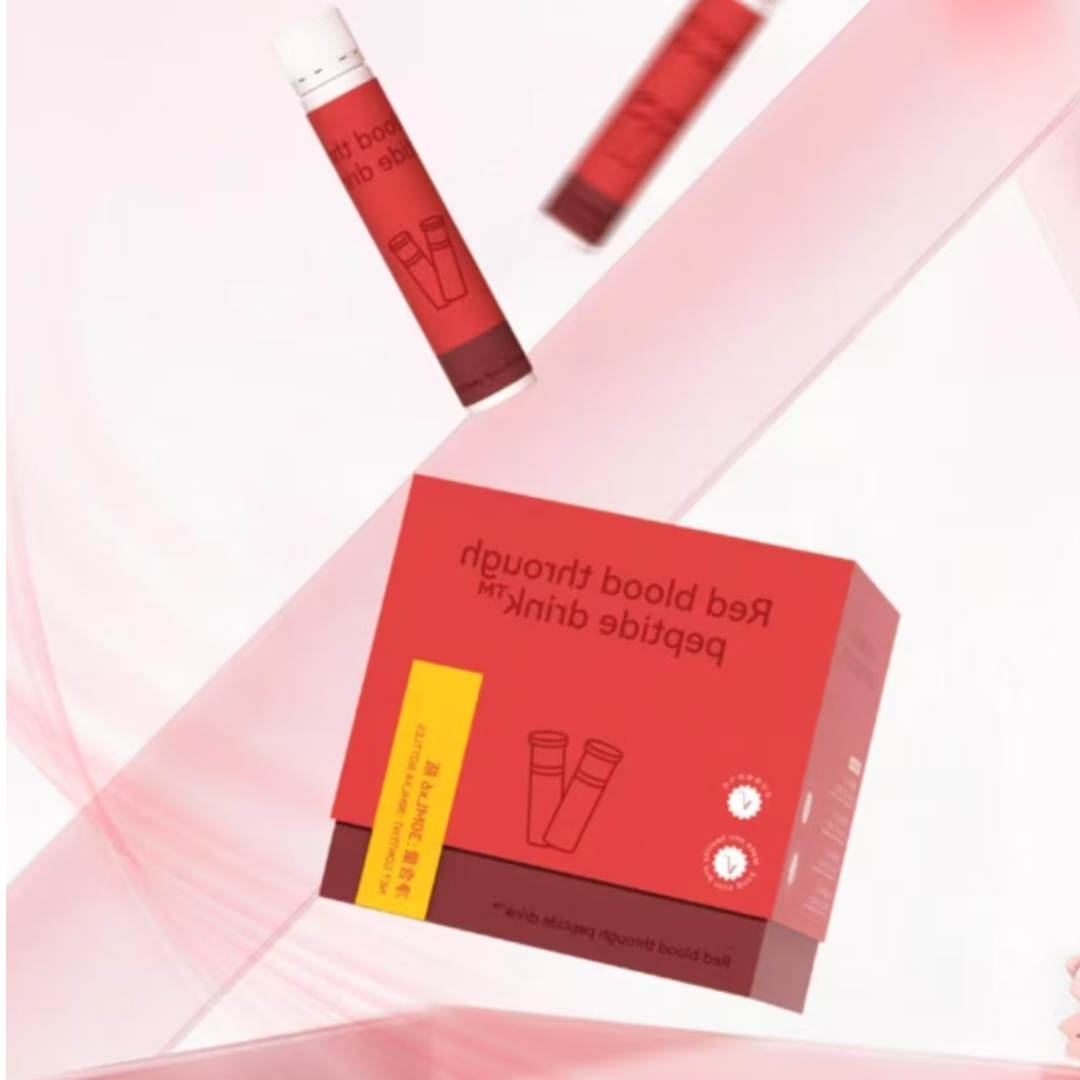 加油站INTIPLACENTA 女人的-小红瓶-红透血肽植物饮