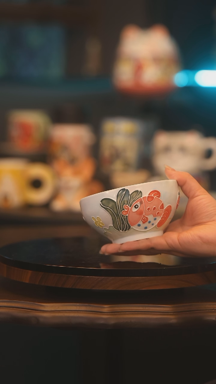 【闪购商品】摆件景德镇釉下彩绘设计师款式陶瓷