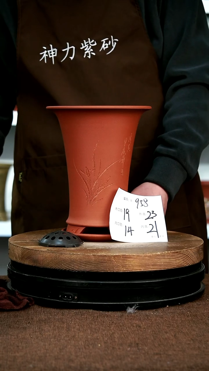 【闪购商品】紫砂花盆958+z宜兴紫砂花盆