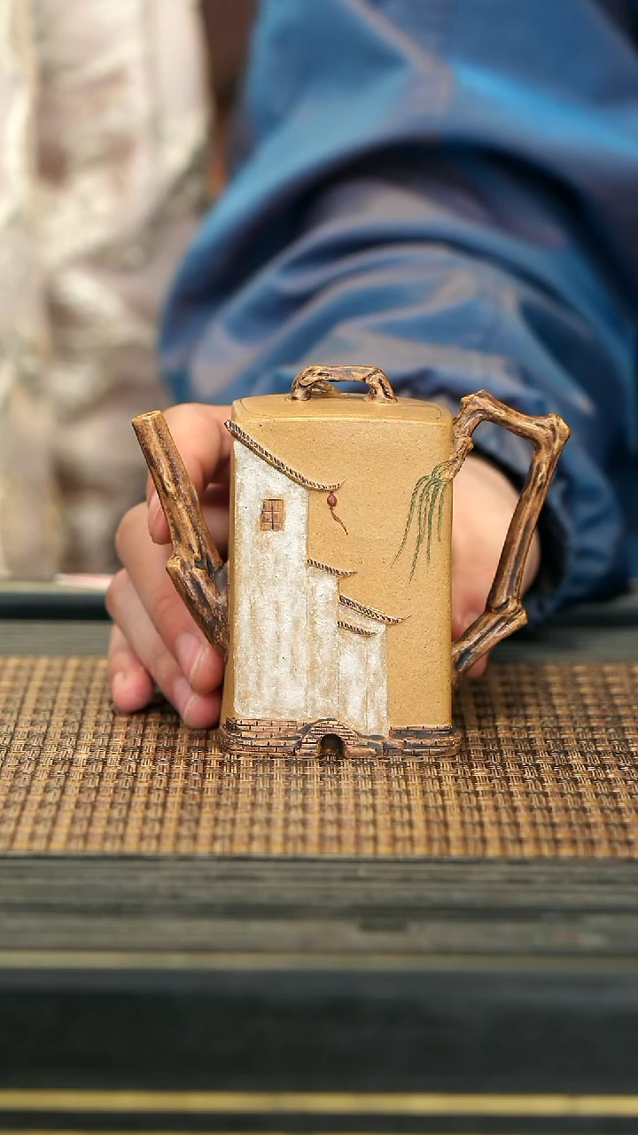 【闪购商品】紫砂茶壶WXT24望江南 黄金段