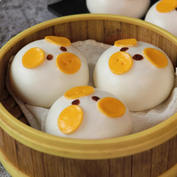 【顺丰包邮次日达】广州特色早点早茶红豆猪仔包300克6个粤式风味早餐美食广东包子