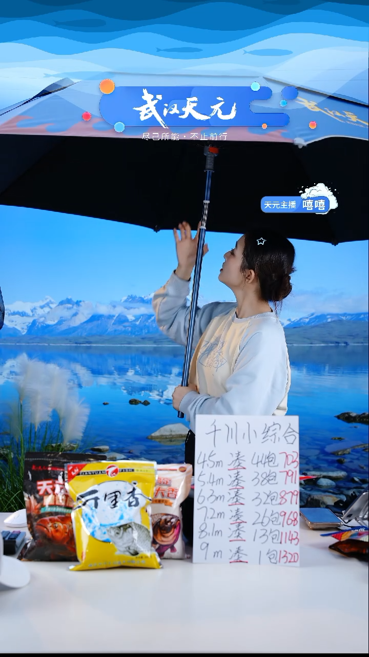 之*【闪购】天元休闲伞PRO蓝色2.2米