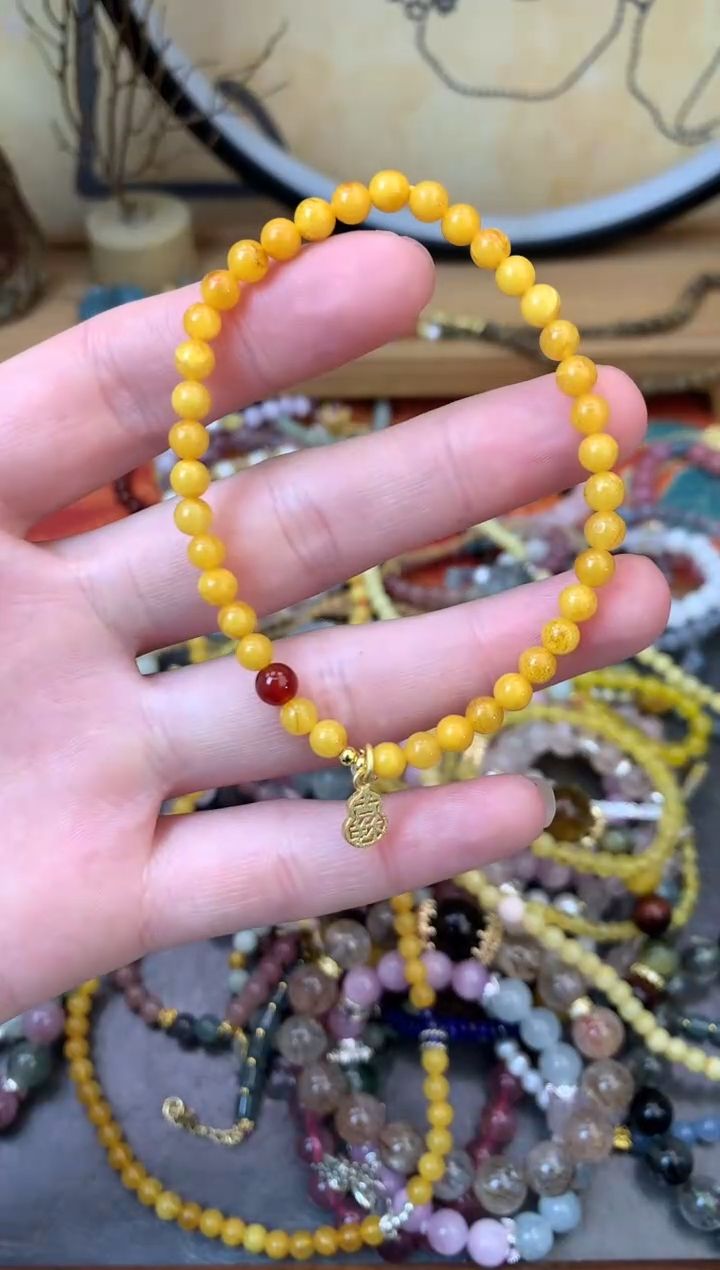 【闪购商品】蜜蜡手链未镶嵌268手串