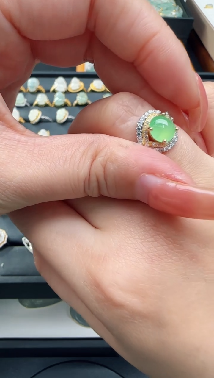 【闪购商品】翡翠颈饰银S925镶嵌TZG0118041