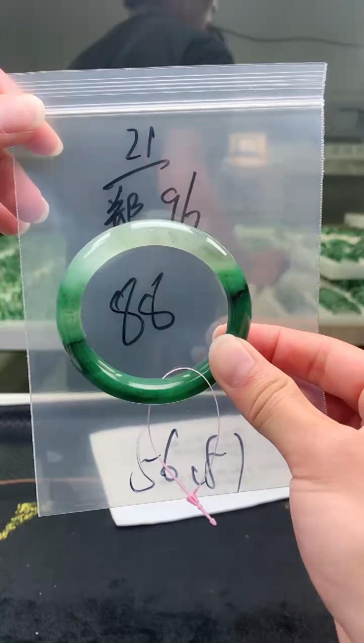 未镶嵌手镯石英质玉非洲翠手镯56-57圈口21号