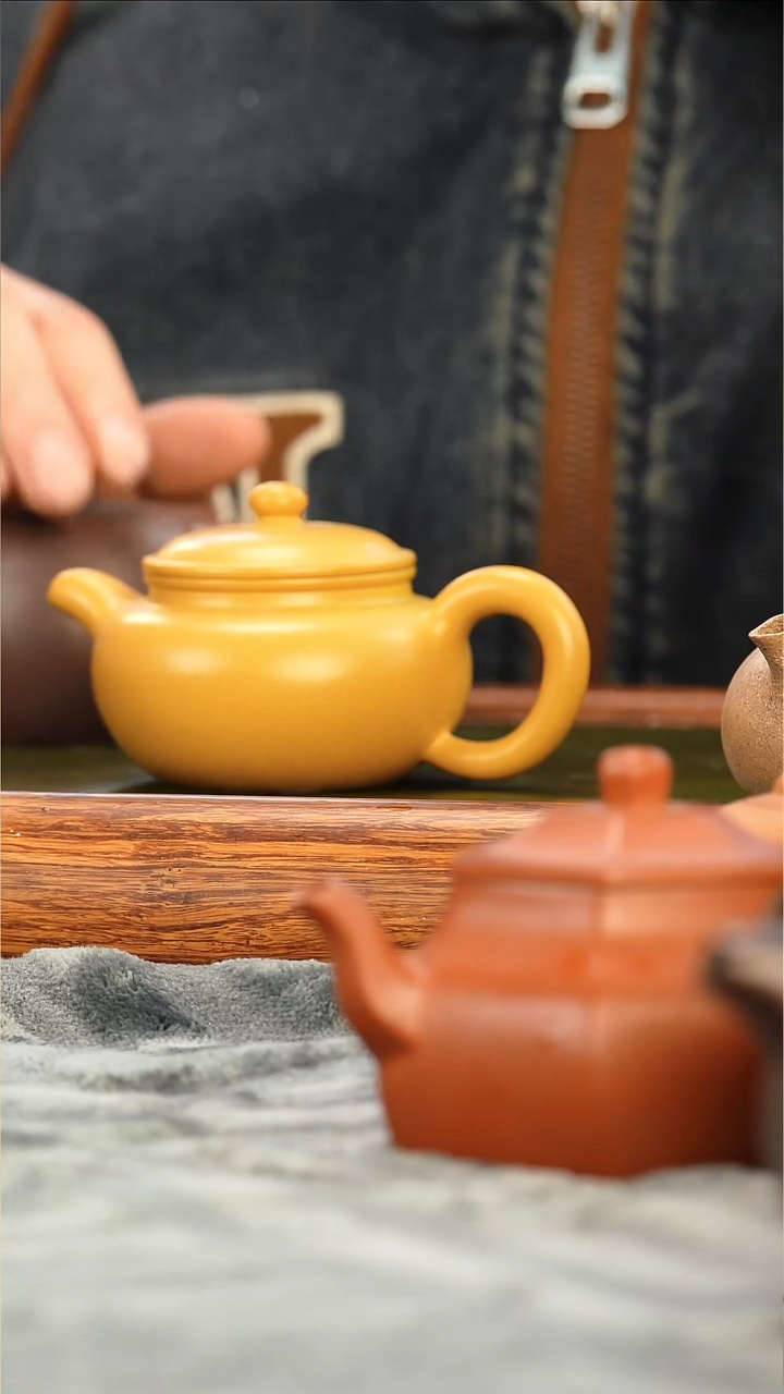 茶壶紫砂.***牌茶壶紫砂黄金段泥小仿古1