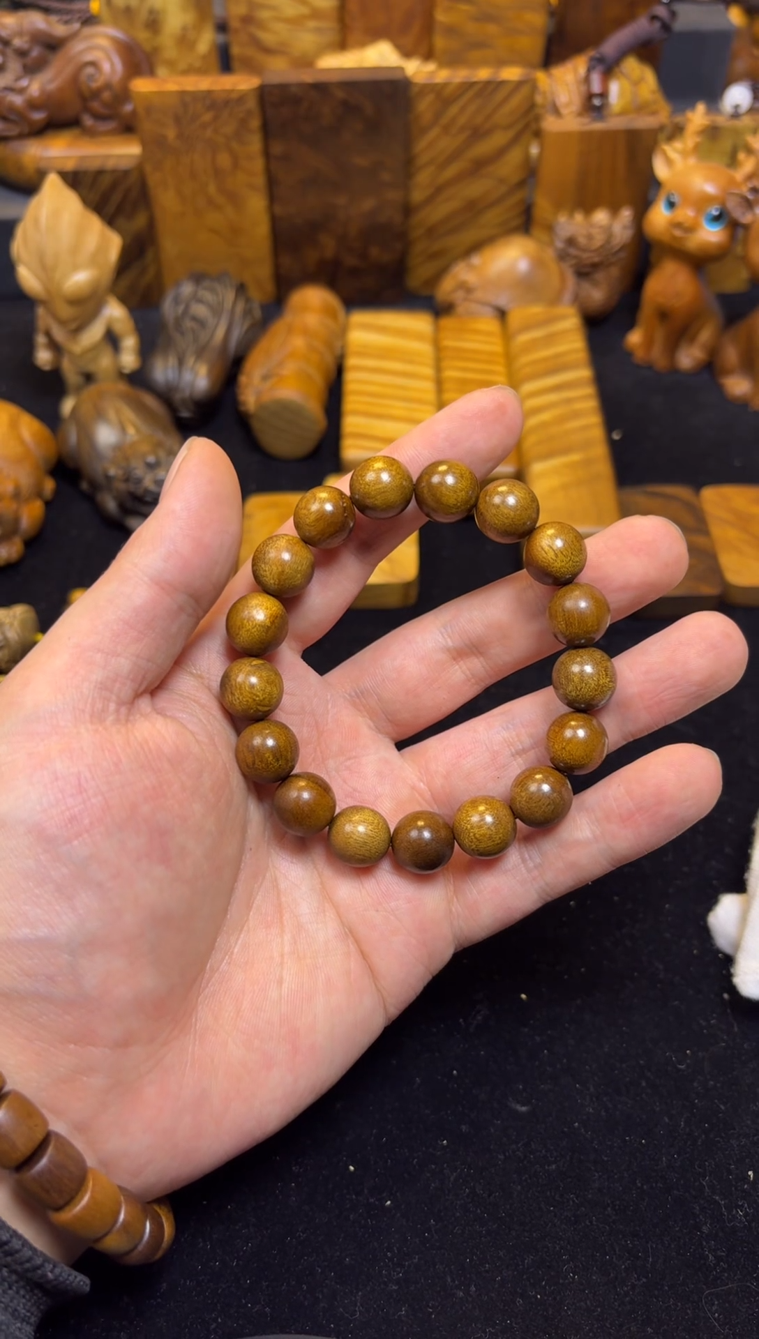 【闪购商品】楠木（金丝楠）其他1.0黄手串45