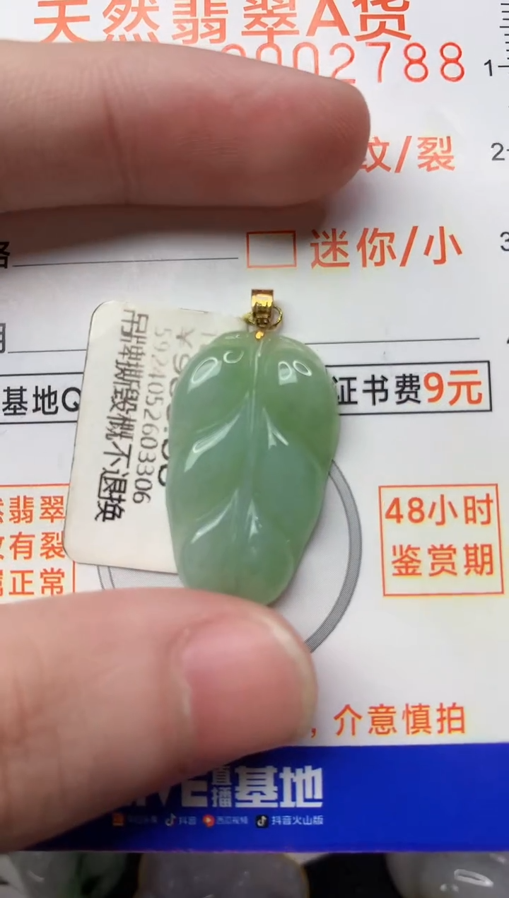 【闪购商品】翡翠颈饰18K金镶嵌3...........