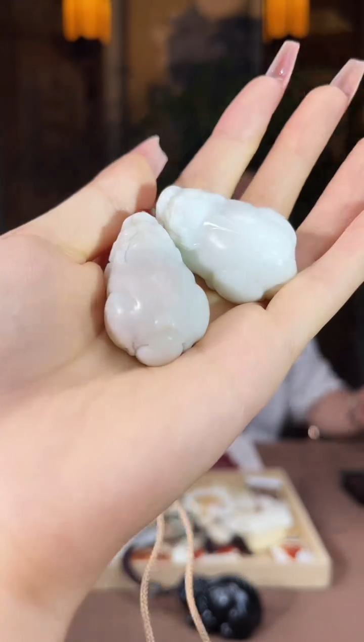 和田玉未镶嵌颈饰S049