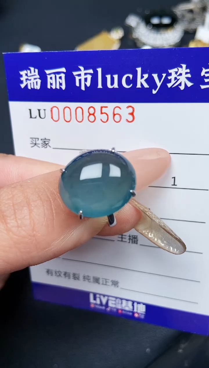 【闪购商品】翡翠颈饰银S925镶嵌8563