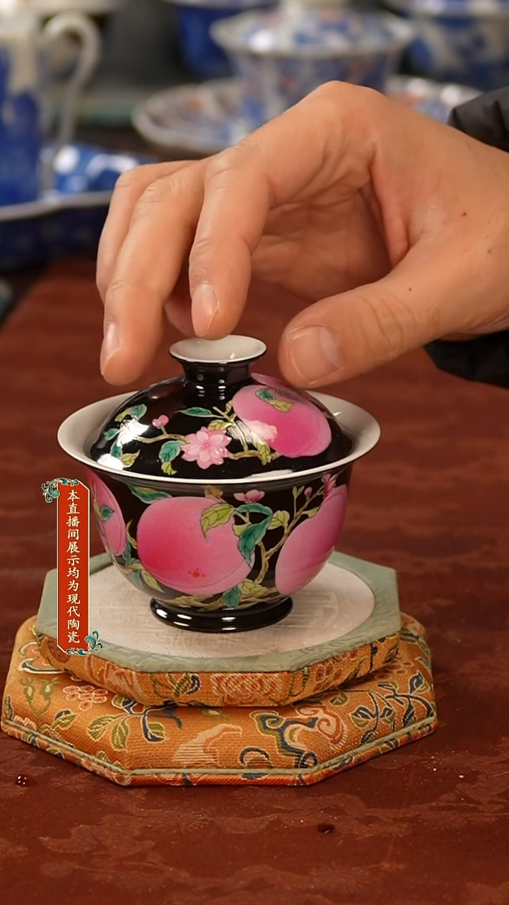 陶瓷景德镇手工手绘美器123