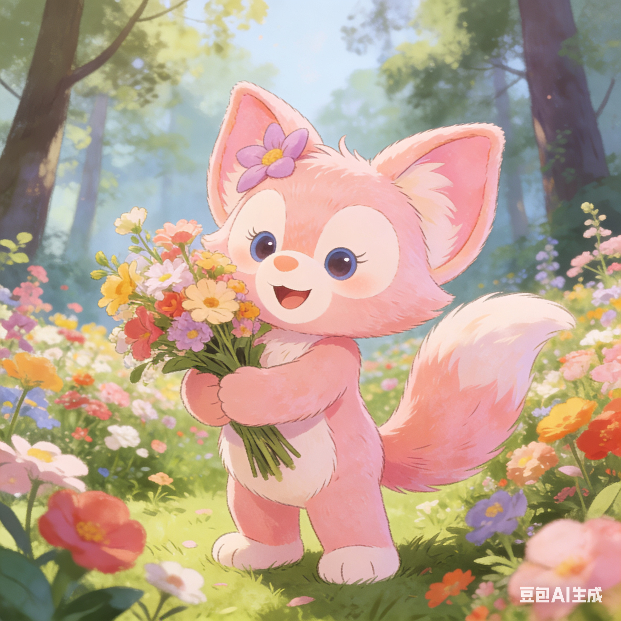 花开富贵迪迪挂件/公仔车