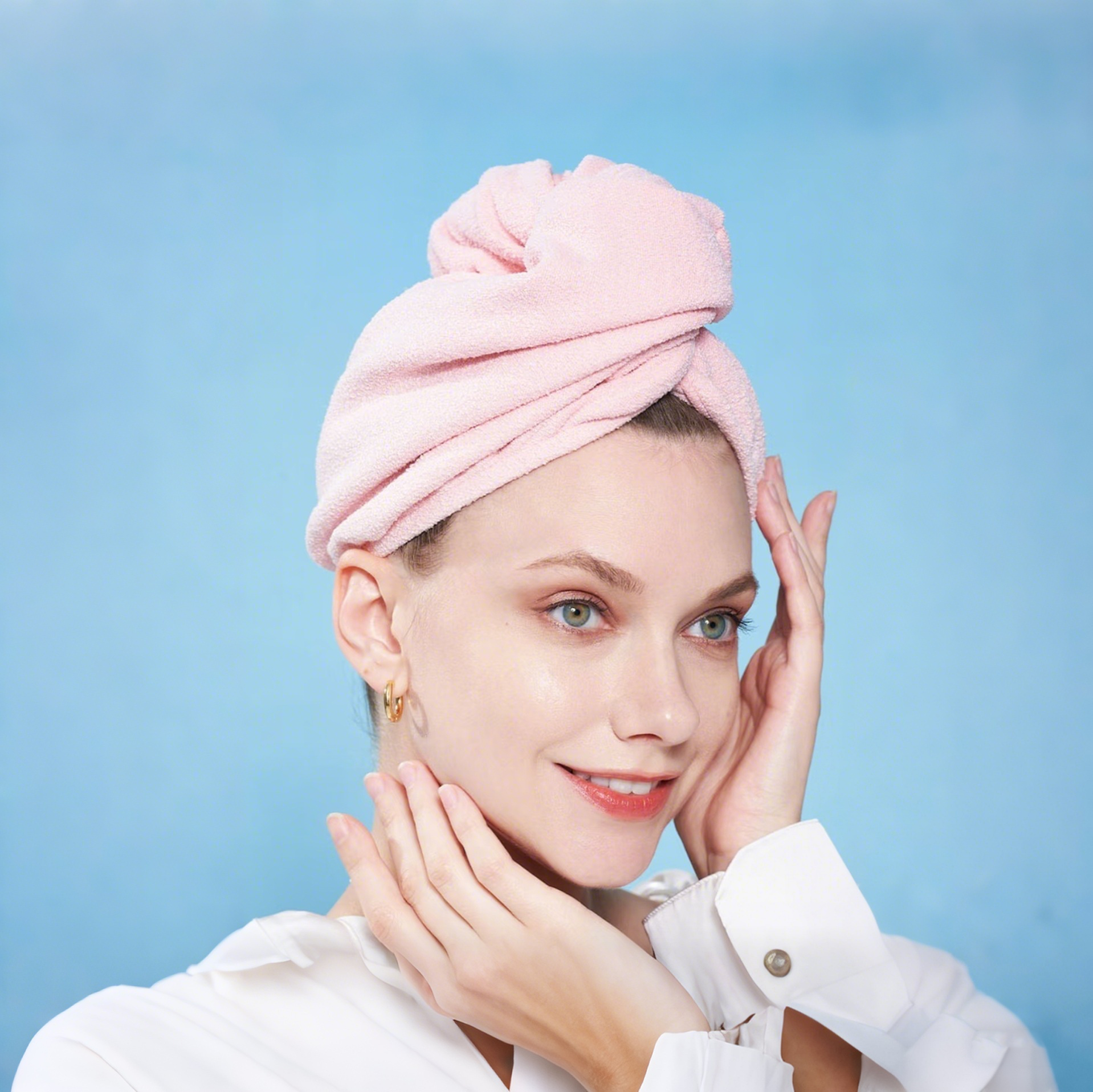 出美A抗菌超强吸水速干包头干发帽