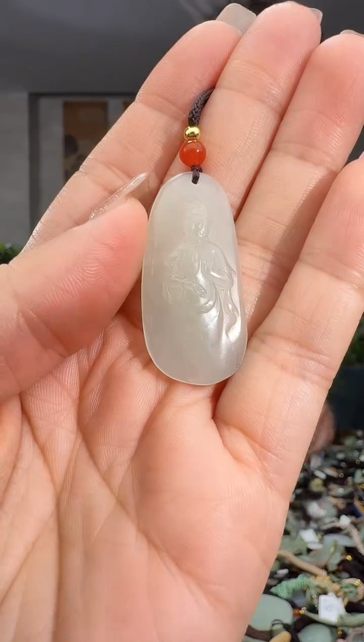 颈饰未镶嵌和田玉拍一发一多样性发货