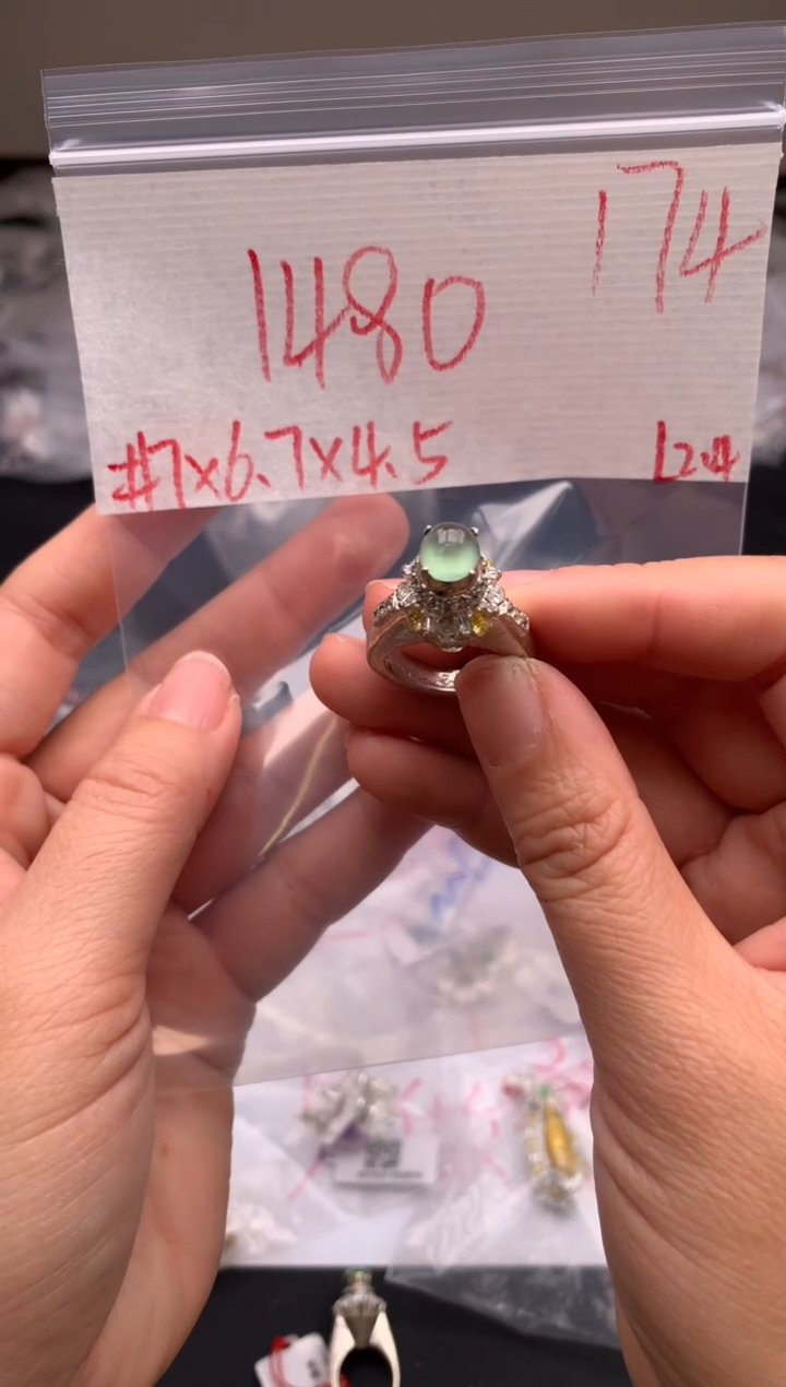 【闪购商品】定制翡翠未镶嵌毛货需精细抛光拍一发一