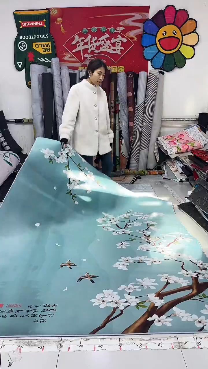 棉麻绒014 180*220