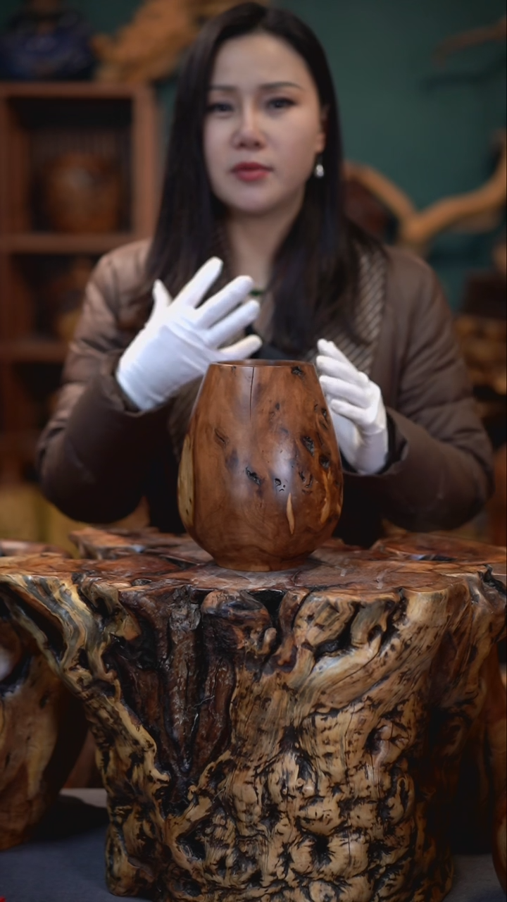 【闪购商品】枣木雷击枣木鸡心罐