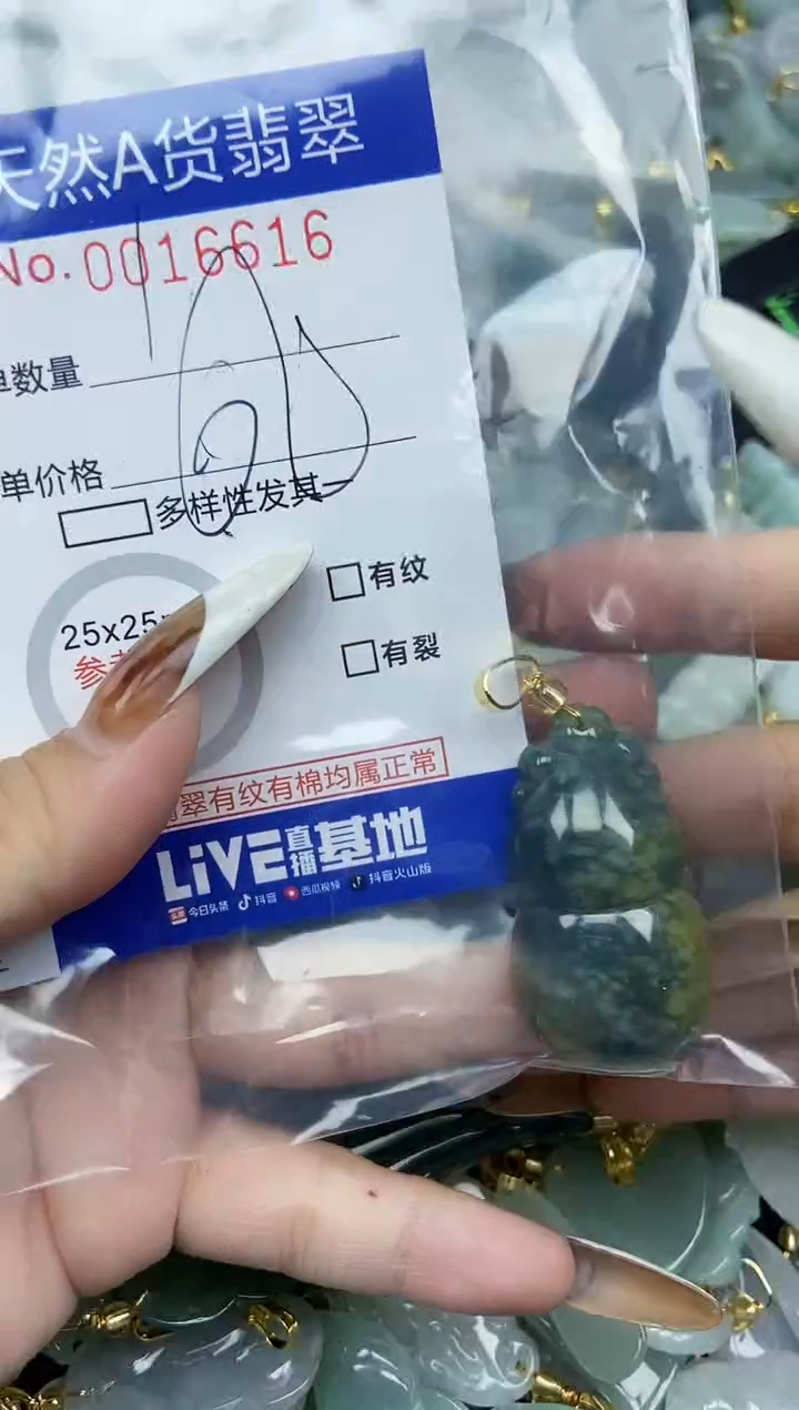 【闪购商品】翡翠颈饰未镶嵌天然A货翡翠
