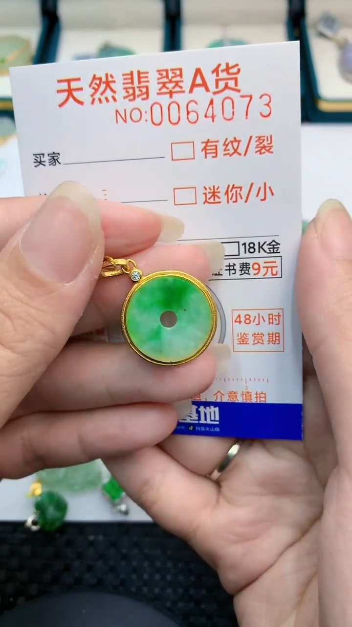 【闪购商品】翡翠颈饰银S925镶嵌            8