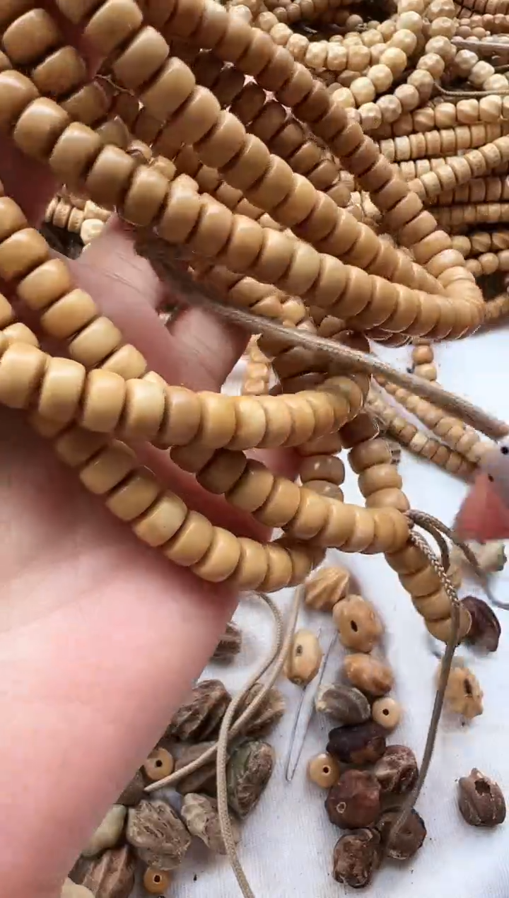 【闪购商品】菩提根/象牙果手串龙脊卡8药片脖挂140颗 1号