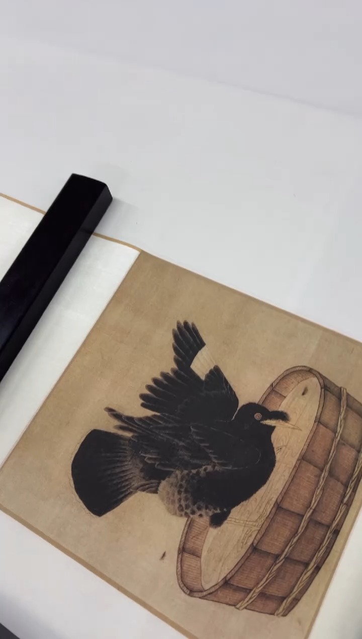 【复刻品】李迪 浴禽图