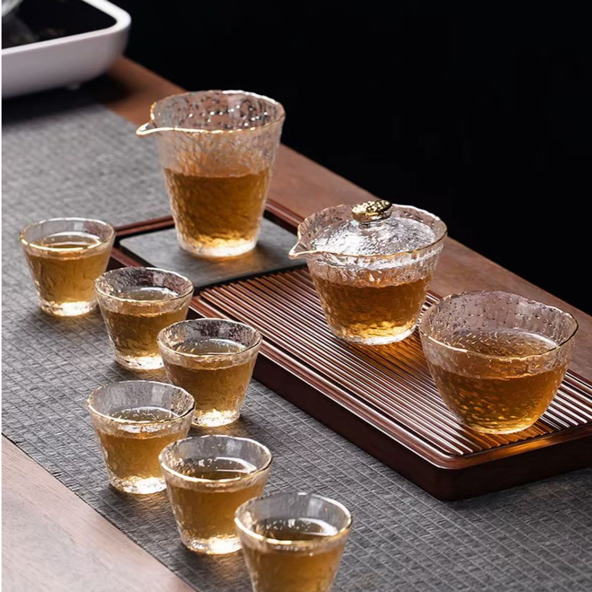 琉璃叶子金边十件套 T1