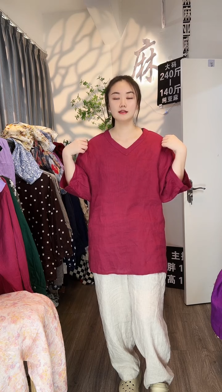 亚麻大码女装系列。