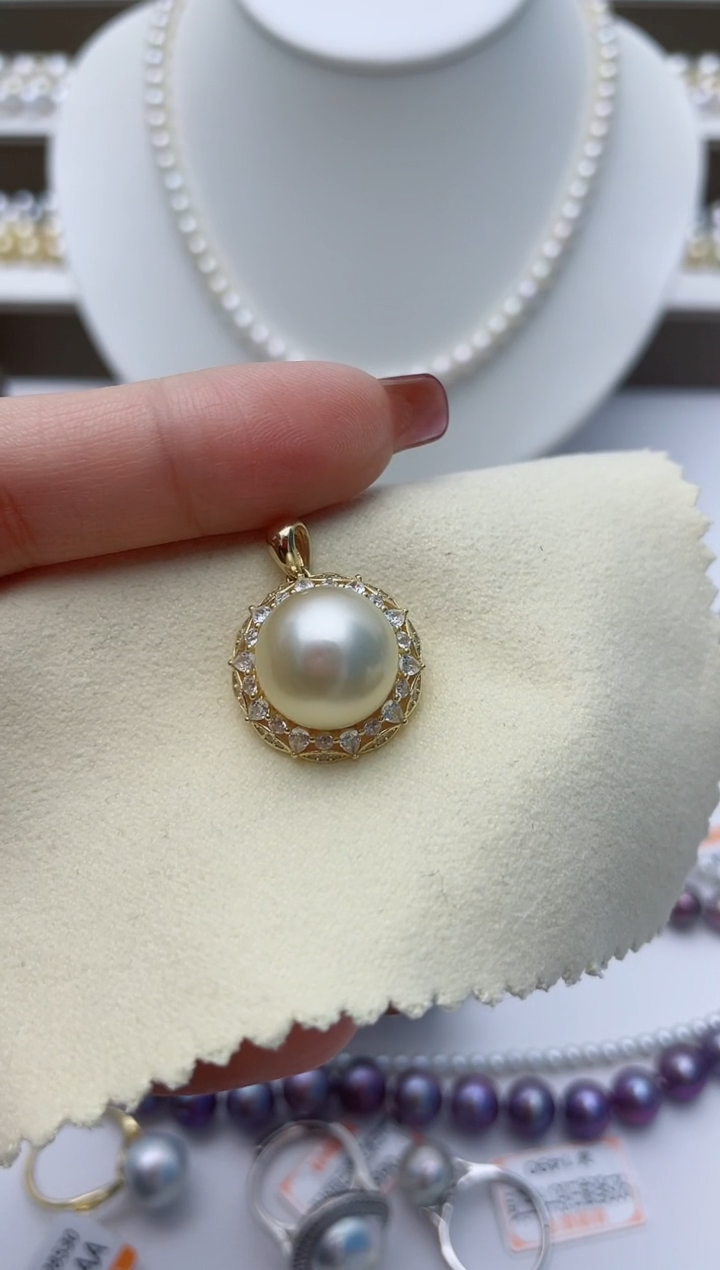 【闪购商品】海水珍珠颈饰银S925镶嵌W146