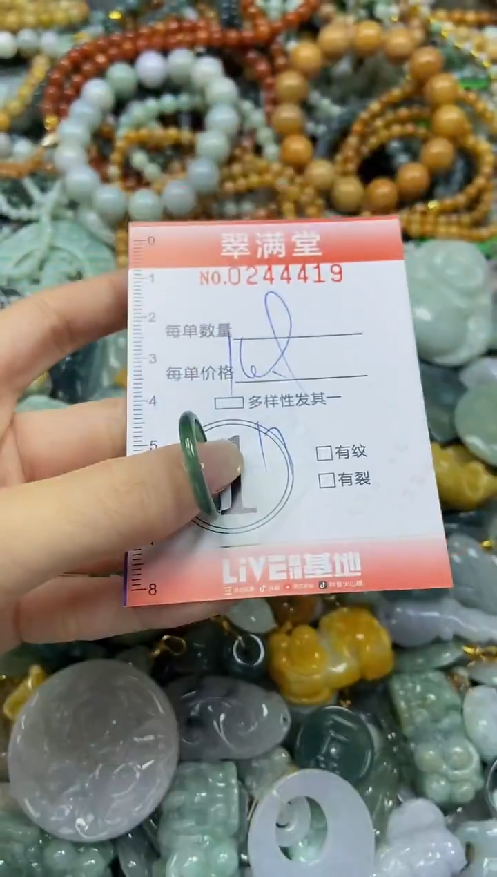 未镶嵌挂件翡翠闪购0244419