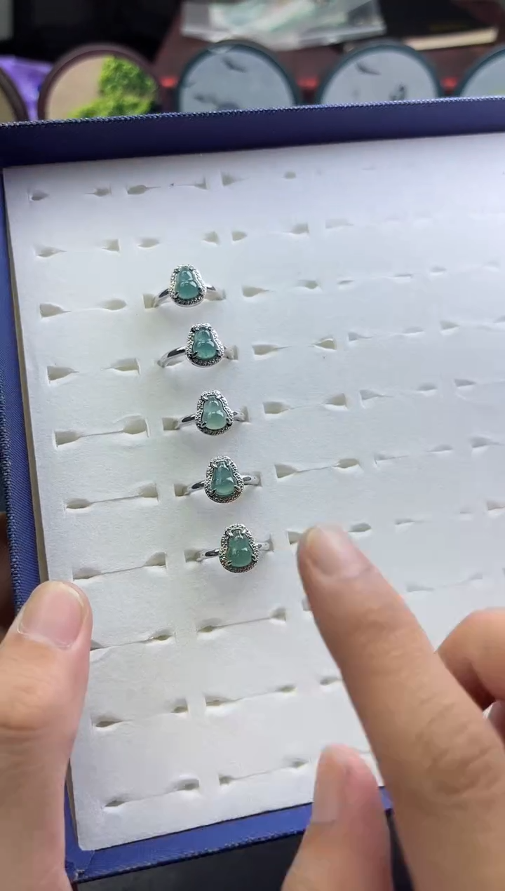 吊坠(不含链)未镶嵌翡翠葫芦戒指【多样性发货一件】