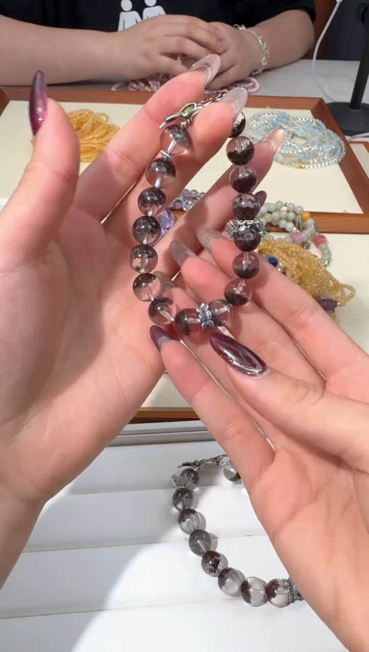【闪购商品】水晶手链银S925镶嵌四季幽灵设计款