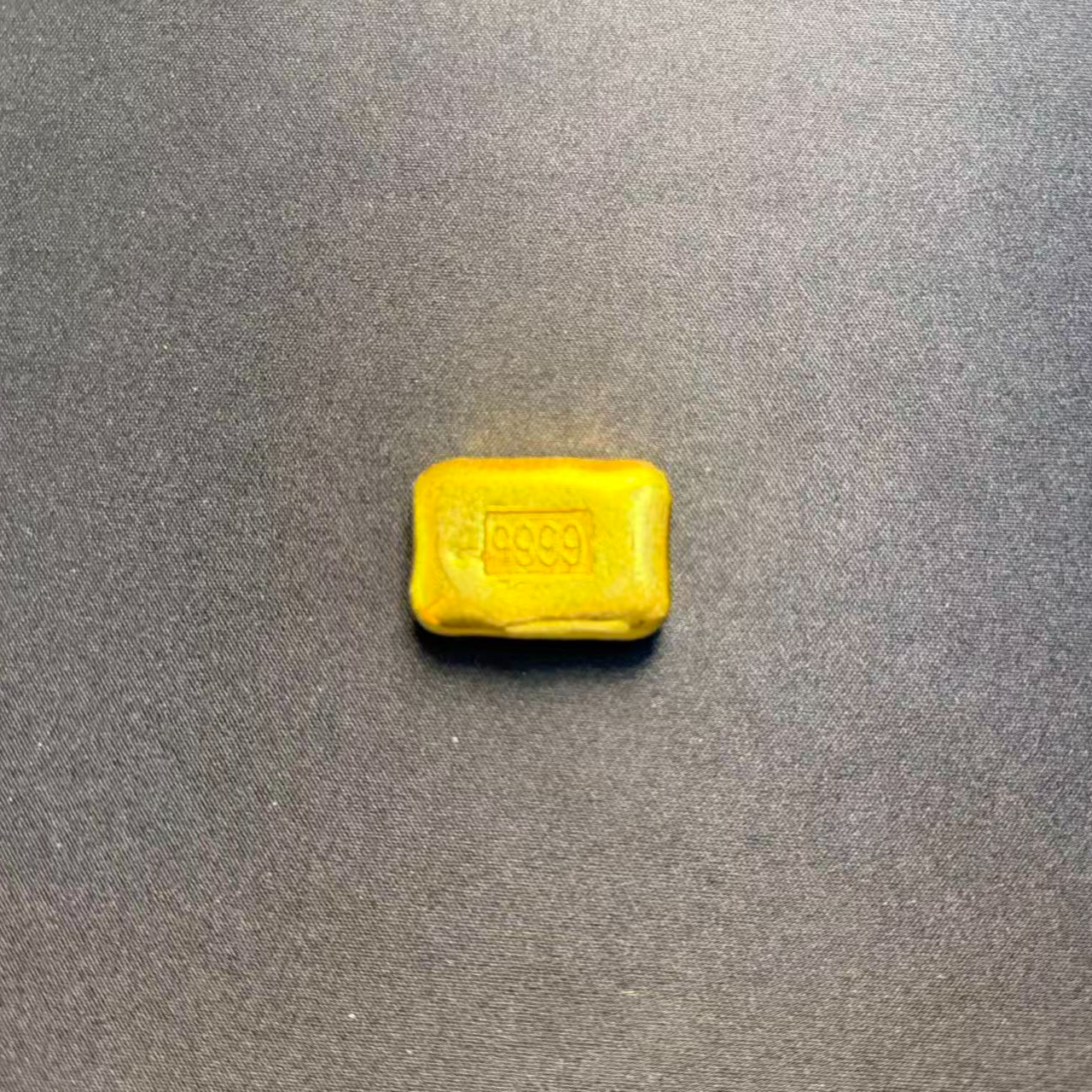 金灿灿 实心 可溶可改款 小方块 摆件