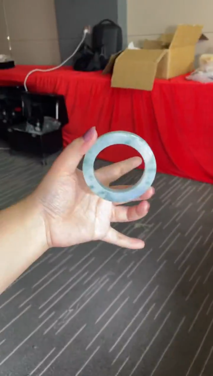 未镶嵌手镯定制翡翠圆条AJH6SZDZS