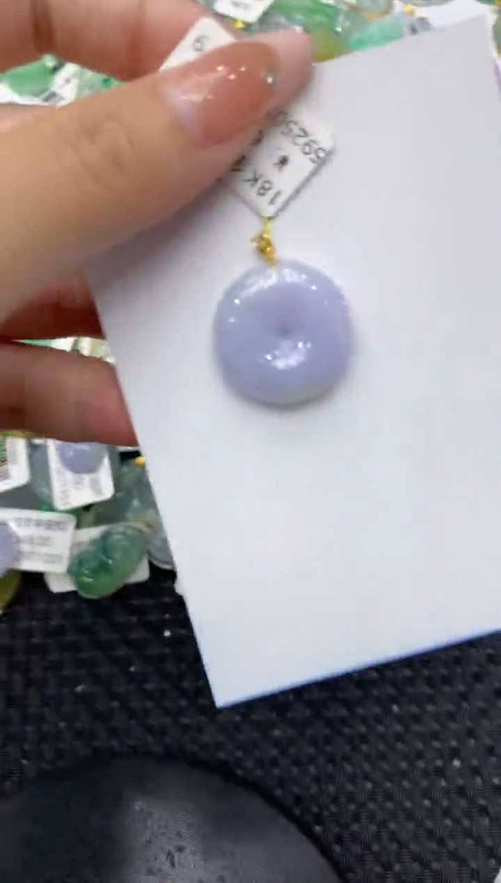 【闪购商品】翡翠颈饰18K金镶嵌111111111