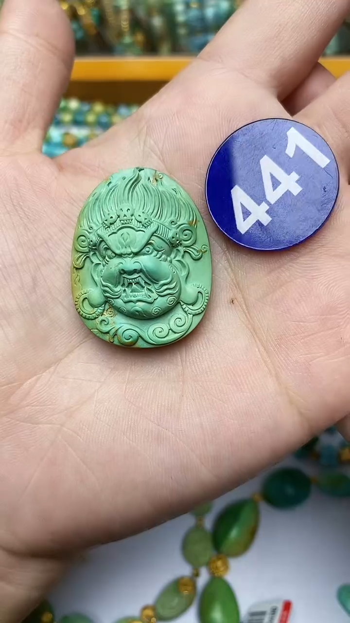 【闪购商品】绿松石雕刻件未镶嵌441